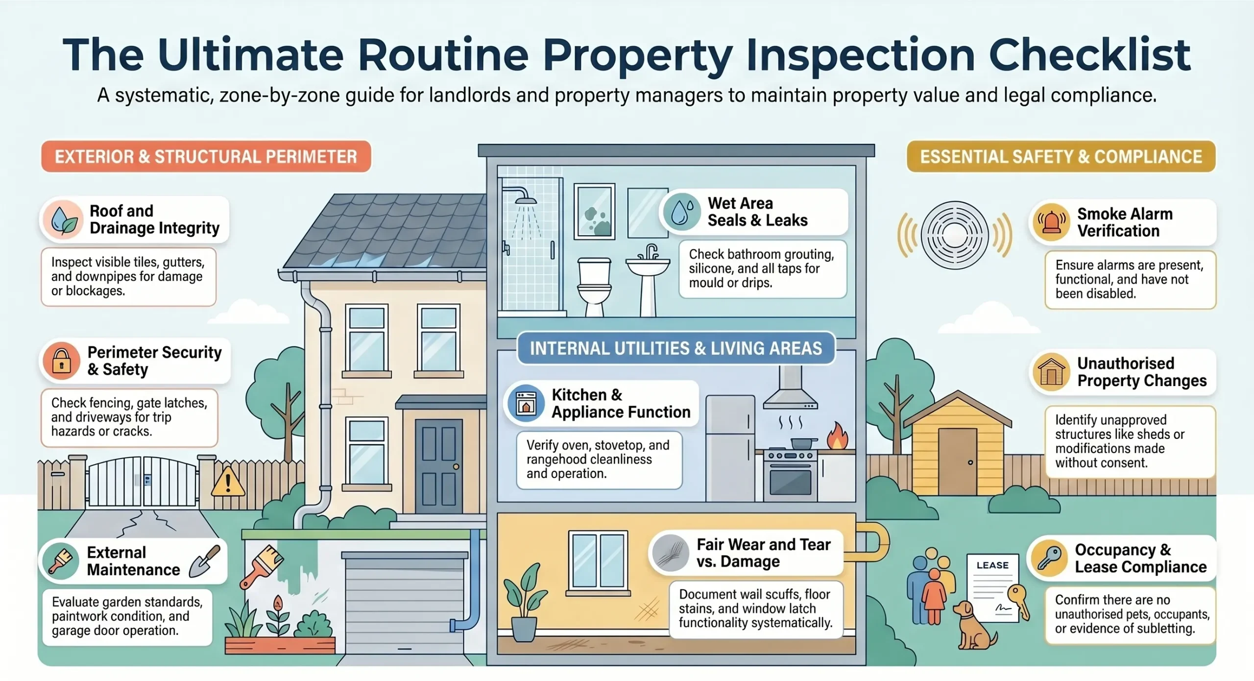 Routine Property Inspection Checklist Guide